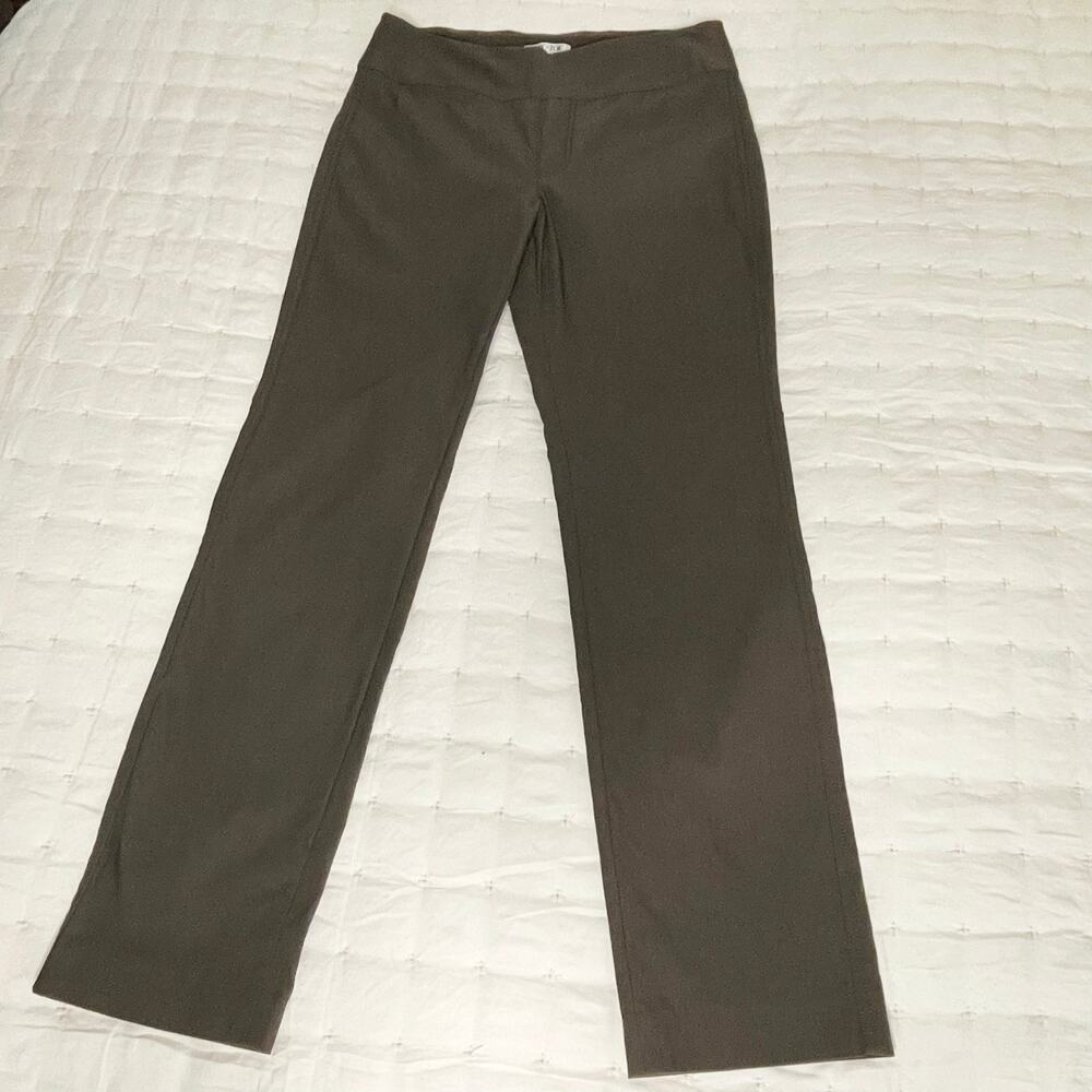 NIC+ZOE Women's Straight Leg Pants - Brown